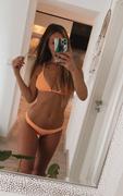 Kulani Kinis Bralette Bikini Top - Mango Ribbed Review