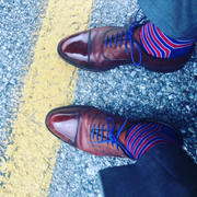 Southern Scholar The Perfect Patriots - A Red and Blue Rugby Stripe Sock | NMP Review