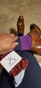 Southern Scholar The Richards - A Purple Sock with Blue Micro-Dots | NMP Review