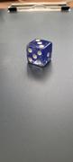 Pippd Set of 10 D6 16mm Glitter Dice - Blue with White Pips Review