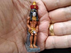 Pippd Reaper Miniatures Egyptian Statue: Horus #03089 Dark Heaven Unpainted Metal Review