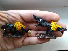 Pippd Reaper Miniatures Hell Hounds (2 Pieces) #02522 Dark Heaven Unpainted Metal Review