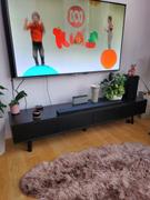 Interior Secrets Irene 2.2m Scandinavian Oak TV Unit - Full Black Review