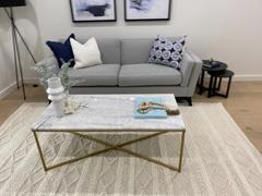 Interior Secrets Karla 3 Seater Fabric Sofa - Light Texture Grey Review