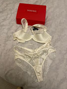 MARIEMUR Marsala Bra in White Review