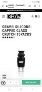 SMOKEA® GRAV Silicone Capped Glass Crutch Review