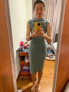 As Intended Elle Dress in Sage Review