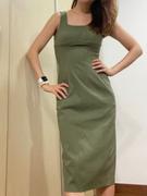 As Intended Quad Dress in Olive Review