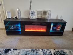 Meble Furniture Boston 01 Electric Fireplace 79 TV Stand Review