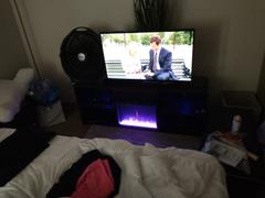 Meble Furniture Milano 145EF Electric Fireplace 58 TV Stand Review