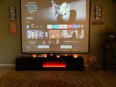 Meble Furniture Eva-KBL Electric Fireplace 71 TV Stand Review