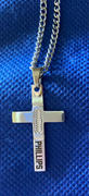 Elite Athletic Gear Football Cross Pendant With Chain Necklace - Stainless Steel Review