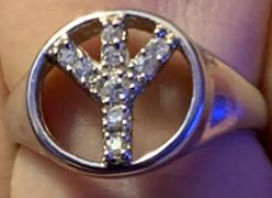 Sterling Forever Sterling Silver CZ Peace Sign Ring Review