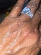Sterling Forever Sterling Silver Brilliant Engagement Ring Set of 3 Review