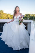 Maxima Bridal Lucia - Organza Ball Gown with Ruffled Skirt Review