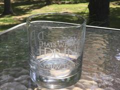Integrity Bottles Premium Whiskey Glass, Game of Thrones, I Drink and I Know Things, 10oz Review