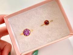 Juvelia 【◎在庫限り/2月誕生石】アメジスト ファセットリング【Amethyst/Faceted round ring】 Review