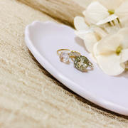 Juvelia 【Video/◎在庫限り/2月誕生石】グリーンアメジスト　ファセットリング【Green Amethyst/Faceted round ring】 Review