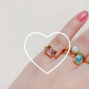 Juvelia 【2月誕生石】ピンクアメジスト レクタングル　マリーリング【Pink Amethyst/Faceted rectangle ring】 Review