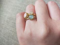 Juvelia 【◯在庫限り/3月誕生石】アクアマリン　フルムーンリング【Aquamarine/Fullmoon ring】 Review