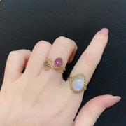 Juvelia 【〆在庫限り】【9月誕生石】ピンクサファイア　オーバルリング【Pink Sapphire/Oval ring】 Review