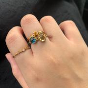 Juvelia 【◯在庫限り/11月誕生石】シトリン スクエアSマリーリング【Citrine/Faceted square small ring】 Review