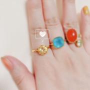 Juvelia 【11月誕生石】シトリン ファセットリング【Citrine/Faceted round ring】 Review