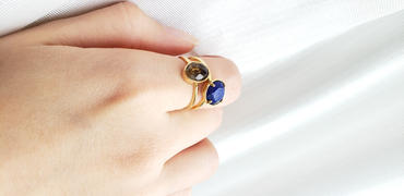 Juvelia 【12月誕生石】ラピスラズリ ファセットリング【Lapis Lazuli/Faceted round ring】 Review