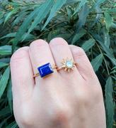 Juvelia 【〆在庫限り/12月誕生石】ラピスラズリ　レクタングルマリーリング【Lapis Lazuli/Faceted rectangle ring】 Review