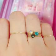 Juvelia 【11月誕生石】ロンドンブルートパーズ　ラウンドリング【London Blue Topaz/Round ring】 Review