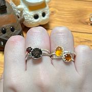 Juvelia スモーキークォーツ　ファセットリング【Smoky quartz/Faceted round ring 】 Review