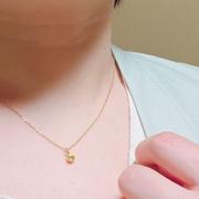 Juvelia 【8月誕生石】ペリドット ブリリアント 4 ネックレス【Peridot/Brilliant necklace (4mm)】 Review