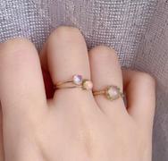 Juvelia ブルーカルセドニー　フルムーンリング【Blue Chalcedony/Fullmoon ring】 Review