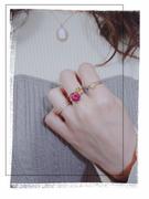 Juvelia 【◎在庫限り/Video/11月誕生石】ピンクトパーズ　ファセットリング【Pink Topaz/Faceted round ring】 Review