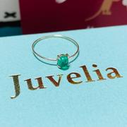 Juvelia 【△在庫限り/5月誕生石】エメラルド　K10ラウンド4リング【Emerald/K10 Round ring (4mm)】 Review