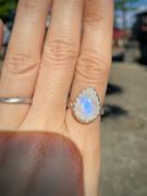 Juvelia 【Video/6月誕生石】レインボームーンストーン　ペアシェイプLLリング【Rainbow Moonstone/Pear shape largest ring】 Review