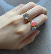 Juvelia 【4月誕生石】クリスタル　ファセットリング【Crystal/Faceted round ring】 Review