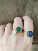 Juvelia グリーンオニキス　ファセットリング【Green Onyx/Faceted round ring】 Review