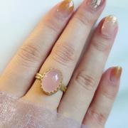 Juvelia 【Video】ピンクカルセドニー　オーバルLLリング【Pink Chalcedony/Oval largest ring】 Review