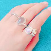 Juvelia 【Video】グレーオニキス　ペアシェイプLLリング【Gray Onyx/Pear shape largest ring】 Review