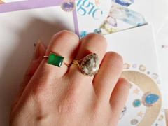 Juvelia 【△在庫限り/Video】コッパーカルサイト　ペアシェイプLLリング【Copper Calcite/Pear shape largest ring】 Review