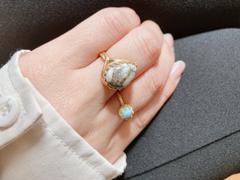 Juvelia 【△在庫限り/Video】コッパーカルサイト　ペアシェイプLLリング【Copper Calcite/Pear shape largest ring】 Review
