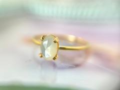 Juvelia 【△在庫限り/Video/6月誕生石】マザーオブパール　オーバルSリング【Mother of Pearl/Oval small ring】 Review