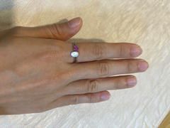 Juvelia 【△在庫限り/Video/6月誕生石】マザーオブパール　オーバルSリング【Mother of Pearl/Oval small ring】 Review