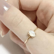 Juvelia 【△在庫限り/Video/6月誕生石】マザーオブパール　オーバルSリング【Mother of Pearl/Oval small ring】 Review