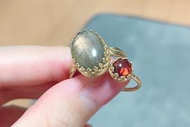 Juvelia 【在庫限り】ラブラドライト　オーバルLLリング【Labradorite/Oval largest ring】 Review