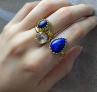 Juvelia 【Video/12月誕生石】ラピスラズリ　ペアシェイプLLリング 【Lapis Lazuli/Pear shape largest ring】 Review