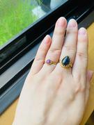 Juvelia 【グリッターあり/3月誕生石】アイオライト　ペアシェイプLLリング【Iolite/Pear shape largest ring】 Review