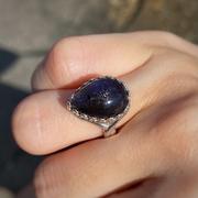 Juvelia 【在庫限り/3月誕生石】アイオライト　ペアシェイプLLリング【Iolite/Pear shape largest ring】 Review