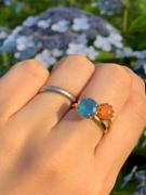 Juvelia 【完売】ブルーカルセドニー　ファセットリング 【Blue Chalcedony/Faceted round ring】 Review